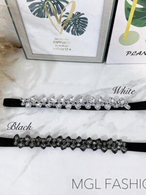 绝美新款开放少量现货Rm29 高质量心型钻石弹力百搭腰带 11-900