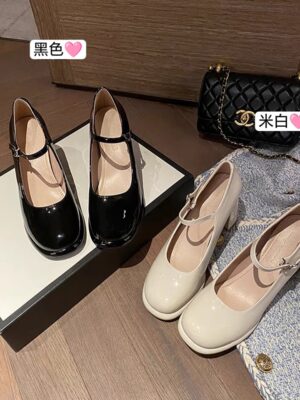 绝美新款开放少量现货Rm69 Only 定制款超人气复古名媛风玛丽珍高跟包鞋 M27224