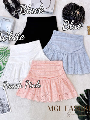 超值大促销Rm62 Now Rm39 SMLXL Cheri气质唯美百搭通花面料高腰裙 2402