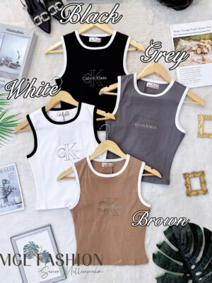 超值大促销Rm45 Now Rm19 BLCounture时尚百搭烫钻设计棉质上衣 110993