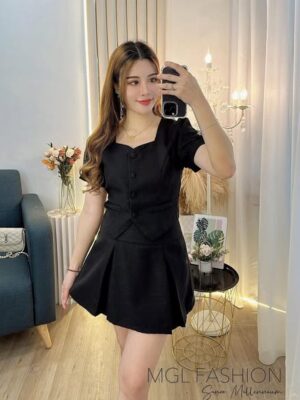 超值大促销Rm99 Now Rm49 Camila时尚气质百搭名媛小香风套装 21642