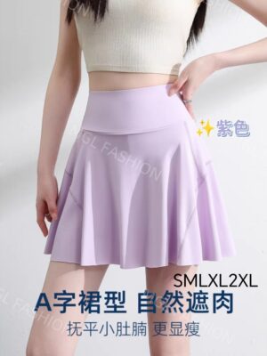 绝美新款开放少量现货Rm29‼️ 巨显瘦‼️无敌百搭休闲运动风弹力高腰裤裙 M63245