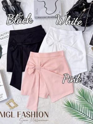 超值大促销Rm62 Now Rm39 独家版型绝美气质显瘦蝴蝶结设计高腰裙 M7035