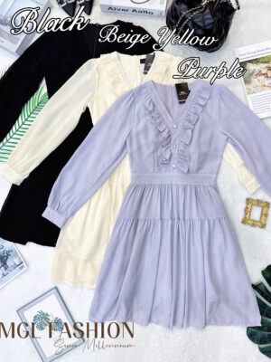 超值大促销 Rm89 Now Rm59 独家定制时尚气质唯美雪纺连身裙 M62098