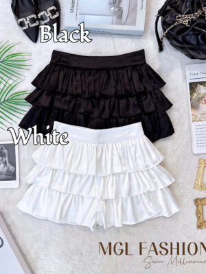 超值大促销Rm59 Now Rm15 Re&Co轻奢气质名媛风蛋糕绸缎中腰裤 M6913