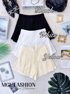 超值大促销Rm66 Now Rm25 Mocca时尚气质百搭显瘦蕾丝百褶高腰裙 823803