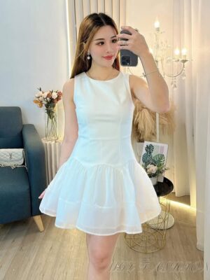 超值大促销Rm90 Now Rm69 Jamae 版型绝美气质法式流光纱连身裙 98372