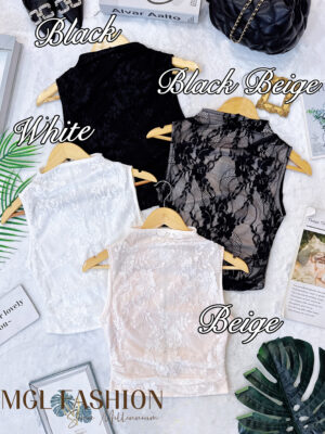 超值大促销Rm54 Now Rm25 气质唯美复古风蕾丝高领时装上衣 6736