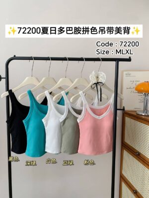 绝美爆款背心开放少量现货 #一件只需Rm22 Only‼️‼️‼️ M72200