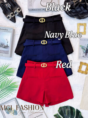 超值大促销Rm62 Now Rm29 独家高级感轻奢时尚百搭显瘦锦棉高腰裤裙 M62235