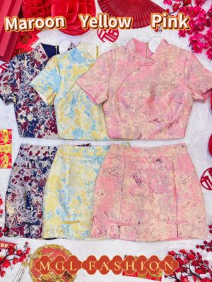 超值大促销Rm109 Now Rm79 Camilla新年古典金丝提花旗袍套装 21754