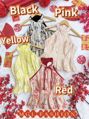 超值大促销Rm69 Now Rm49 Poshcode新年气质显瘦新中式金丝提花旗袍上衣 14543