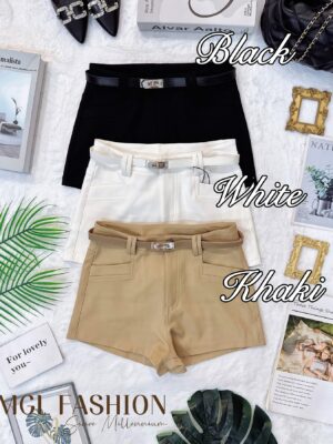 超值大促销Rm59 Now Rm29 Re&Co时尚简约百搭锦棉中腰短裤 M6903