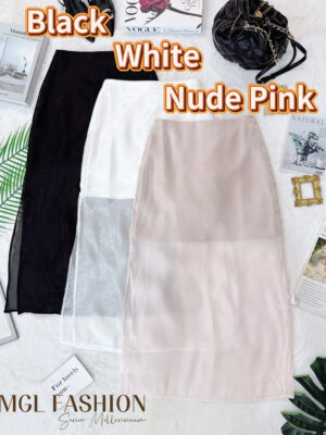 超值大促销 Rm70 Now Rm50 Cheri时尚百搭版型绝美流光纱高腰休闲时装长裙 2787