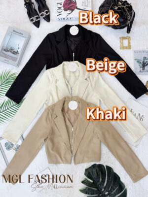 超值大促销Rm68 Now Rm48 Jamae高级感时尚个性百搭假两件西装外套上衣 98653