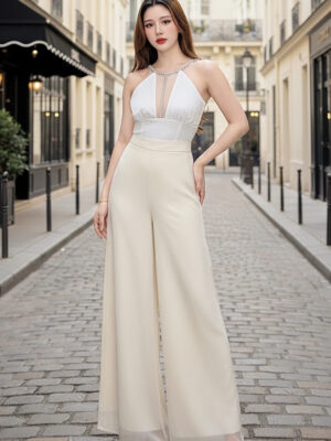 绝美新款上架 Rm69-Rm3=Rm66 SML Ivori 气质时尚女神必备雪纺长裤 6967