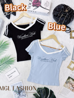 绝美新款上架 Rm42-Rm3＝Rm39 Re&Co 时尚蕾丝露肩棉质上衣 M2318