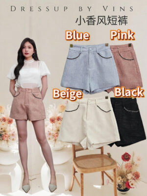 超值大促销 Rm64 Now Rm39 SML Dressup 气质唯美名媛小香风短裤 120051