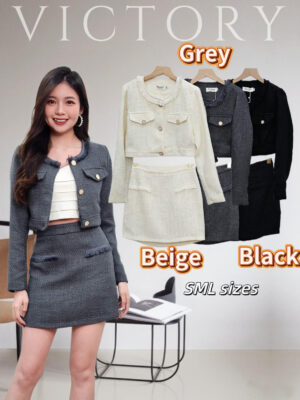 超值大促销Rm109 Now Rm49 Victory气质名媛小香风套装 19386