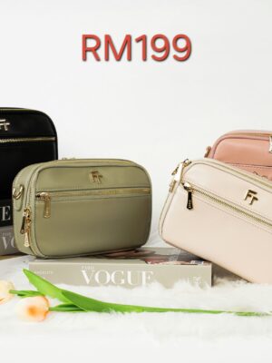 #只限网站下单 Rm199 1个扣Rm40 2个扣Rm100 FELET Kyna WOC Crossbody Bag Rm199 FT-003