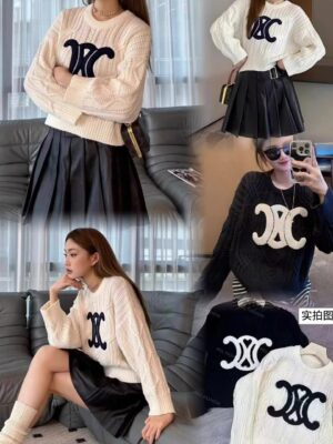 超值预定 Rm35 Only～ 时尚个性百搭庸懒风麻花编织上衣 M200651