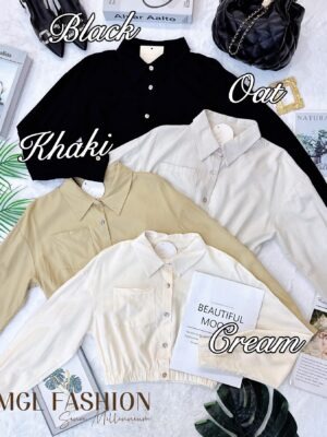 超值大促销Rm53 Now Rm39 Cheri时尚百搭韩系Muji风格休闲衬衫 1848