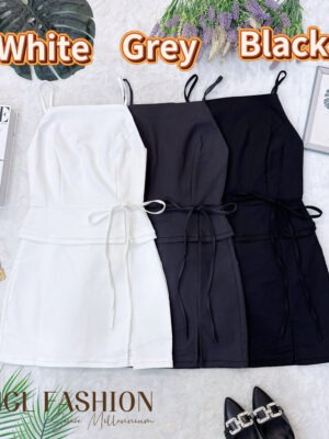 超值大促销 Rm89 Now Rm49 SML Cheri时尚气质名媛风修身锦棉连身裙 1804