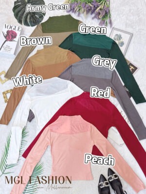 超值大促销 Rm39 Now Rm19 Whitney 时尚百搭弹力网纱棉质上衣 2838