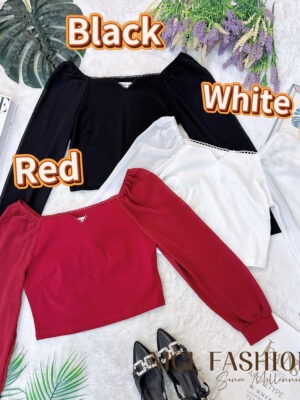 超值大促销Rm42 Now Rm29 TheSummer气质唯美名媛雪纺棉质长袖上衣 2508