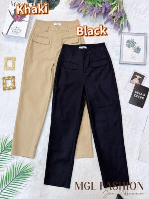 超值大促销 Rm69 Now Rm39 The Summer 时尚百搭锦棉高腰西装长裤 5428