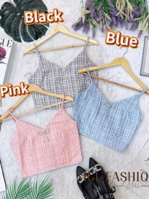 超值大促销 Rm62 Now Rm39 SML Mocca 气质名媛亮钻蝴蝶结小香风上衣 823687