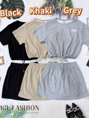 超值大促销 Rm75 Now Rm49 Label 8 简约百搭卫衣休闲套装  710112