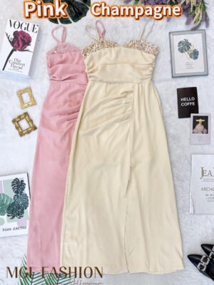 超值大促销Rm92 Now Rm39 Jamae 气质唯美西装亮片长裙礼服 97191