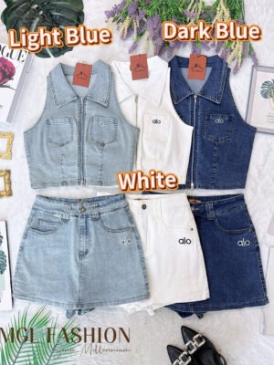 绝美新款上架Rm129 SML BLCouture 轻奢个性休闲牛仔套装121643