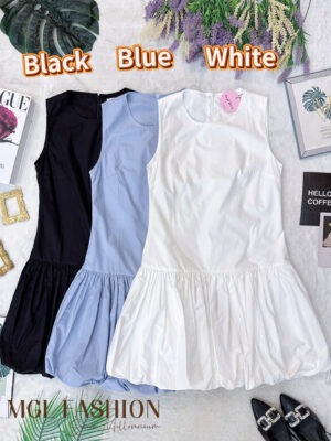 超值大促销Rm79 Now Rm49 Mocca 气质唯美花苞西装连身裙 6874