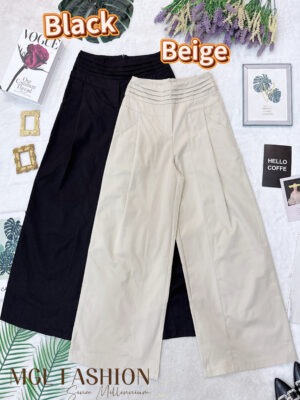 绝美新款上架 Rm69-Rm3=Rm66 SMLXL Dress up 时尚个性简约阔腿高腰西装长裤 22687