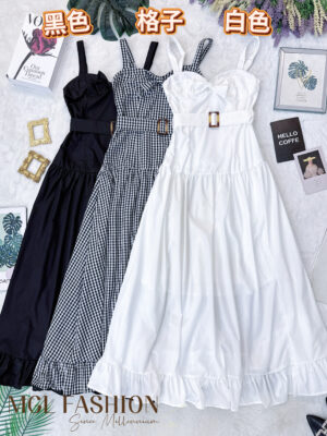 绝美新款上Rm99 -Rm3= Rm96 Impress 气质名媛风蝴蝶结西装连身裙 7170