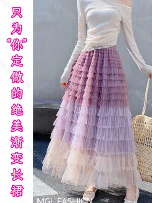 只为“你”定做的绝美渐变长裙开放预定 Rm59 P12772