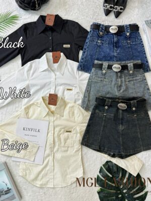 超值大促销  Rm129 Now Rm39 BLCouture时尚休闲个性衬衫牛仔套装 121405