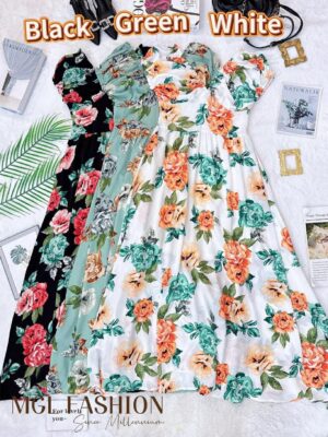 超值大促销上架Rm99 Now Rm25 BLCouture气质唯美两穿度假风印花长裙 110809