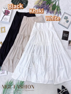 绝美新款上架 Rm87-Rm3=Rm84 SML Ivori 时尚简约百搭显瘦露腿半长裙 7098