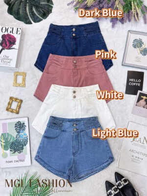 绝美新款上架 Rm55-Rm3=Rm52 SML Ds Jeans 时尚简约百搭显瘦牛仔短裤 7722015