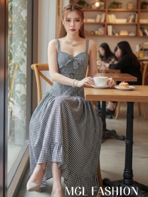 绝美新款上Rm99 -Rm3= Rm96 Impress 气质名媛风蝴蝶结西装连身裙 7170