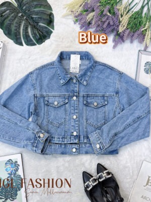 超值大促销Rm61 Now Rm45 Label 8 时尚白搭休闲牛仔外套上衣 322243