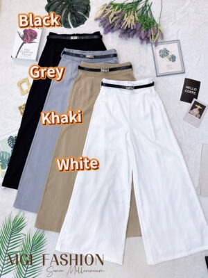 绝美新款上架 Rm68-Rm3=Rm65 SML Seven 高级感气质时尚百搭西装阔腿长裤 83225