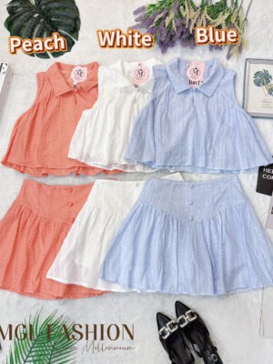 超值大促销 Rm99 Now Rm55 SML Mocca 时尚个性百搭通花套装 7161