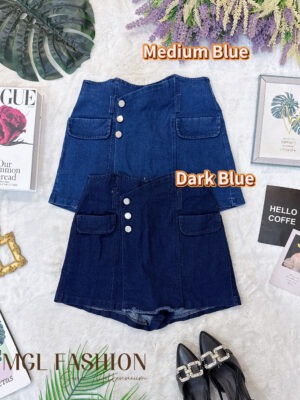 超值大促销Rm65 Now Rm39 SML Mocca 时尚百搭休闲牛仔短裤 2412