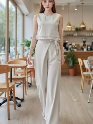 绝美新款上架Rm105 -Rm3=Rm102 Posh Code 气质时尚西装套装 21856