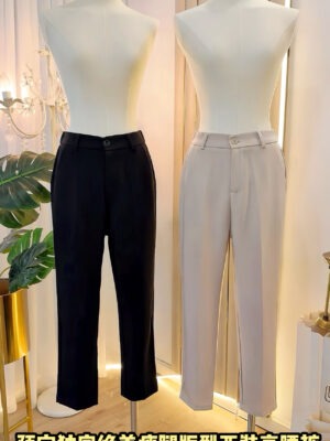 独家爆款抢先预定 Rm72 XS/S/M/L/XL 2XL 预定独家绝美瘦腿版型西装高腰裤 M72922
