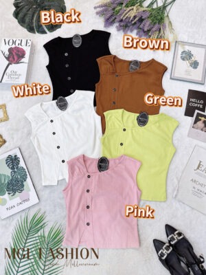 超值大促销Rm39 Now Rm29 Mocca 气质百搭简约棉质上衣 55001
